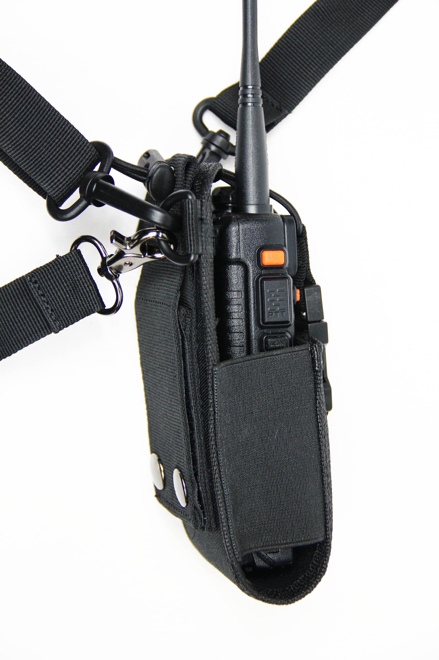 X-FIRE® ‘Radio Strap’ Washable Firefighter EMS Portable Radio Shoulder/Duty Belt Holder w/ Anti-Sway Strap