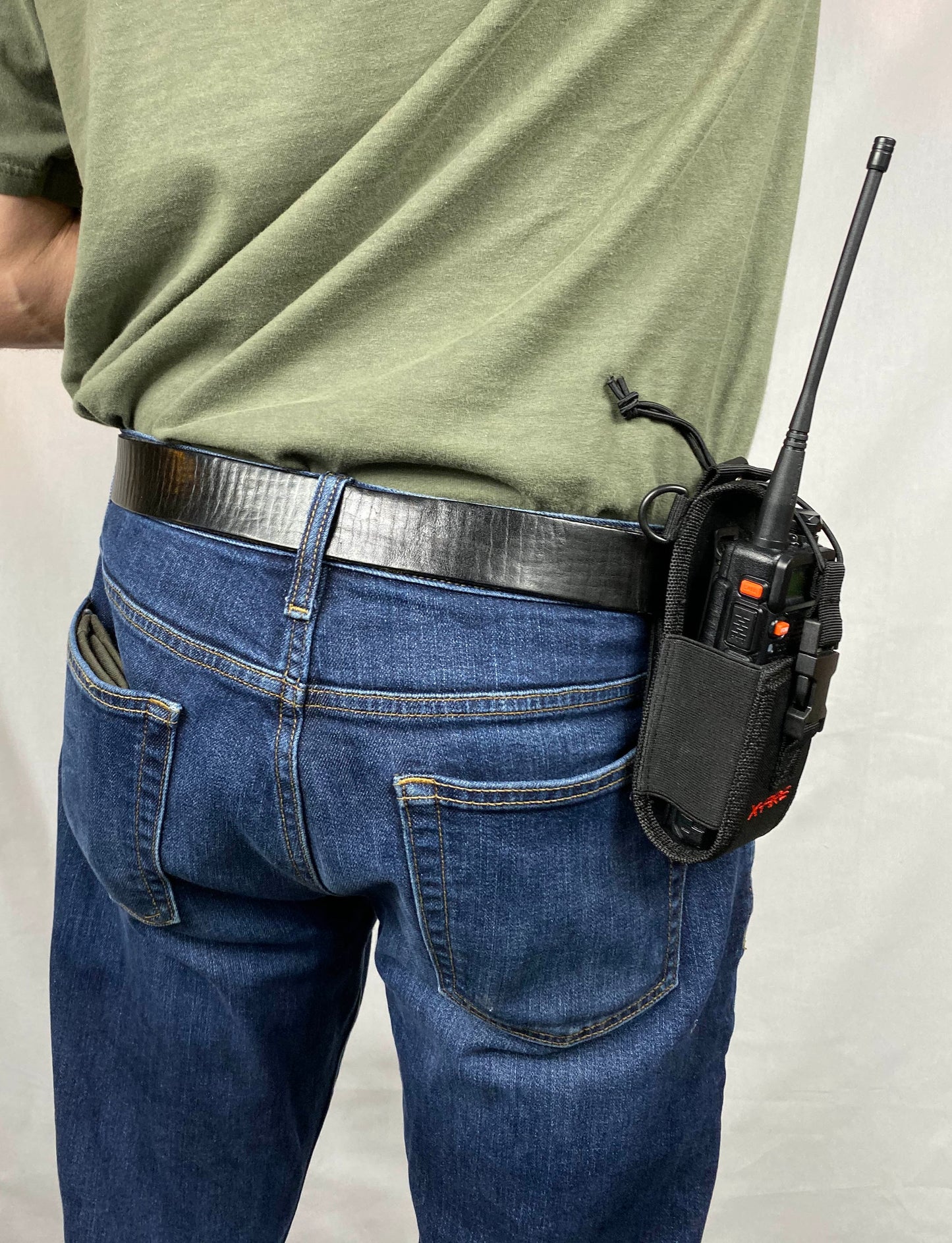 X-FIRE® ‘Radio Strap’ Washable Firefighter EMS Portable Radio Shoulder/Duty Belt Holder w/ Anti-Sway Strap