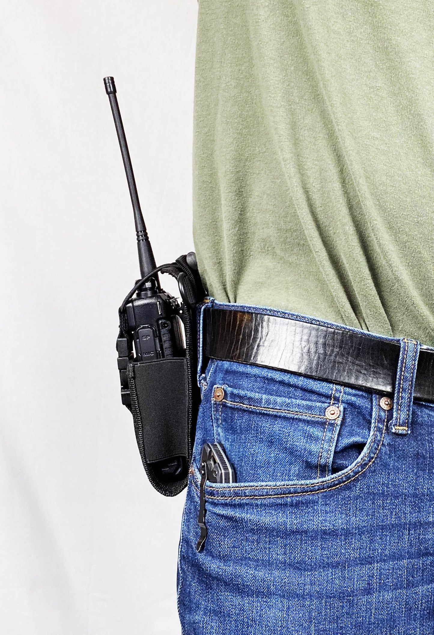 X-FIRE® ‘Radio Strap’ Washable Firefighter EMS Portable Radio Shoulder/Duty Belt Holder w/ Anti-Sway Strap