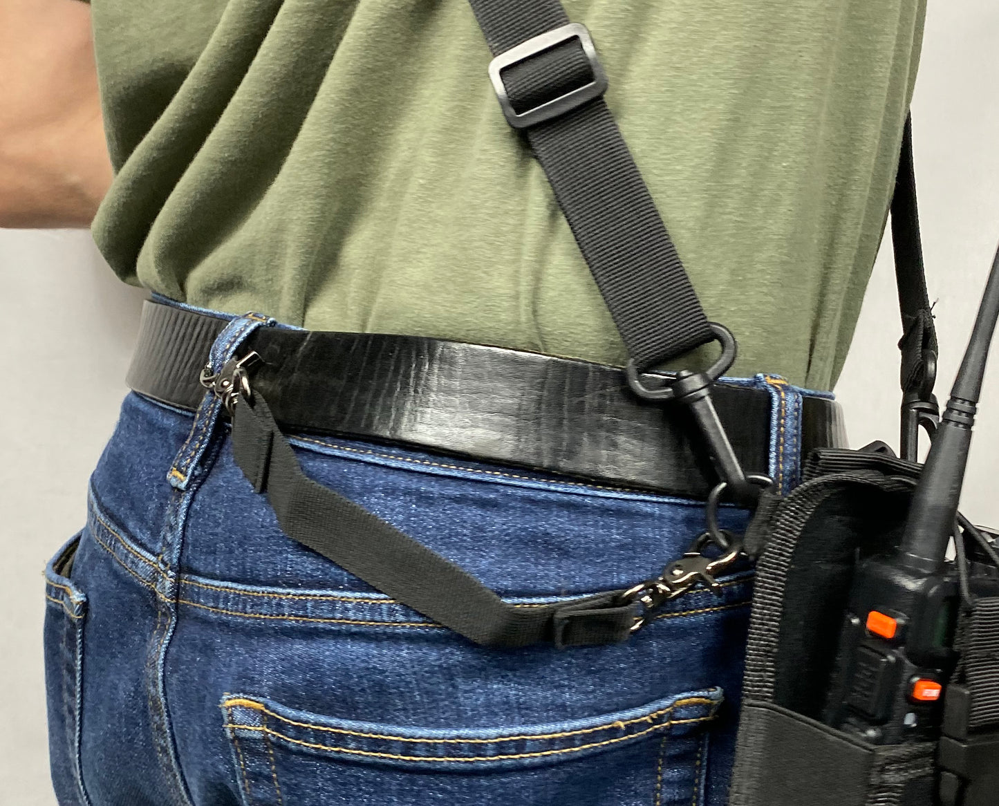 X-FIRE® Anti-Sway Strap for Firefighter/EMS ‘Radio Strap’ Shoulder Holder or Duty Belt Holster