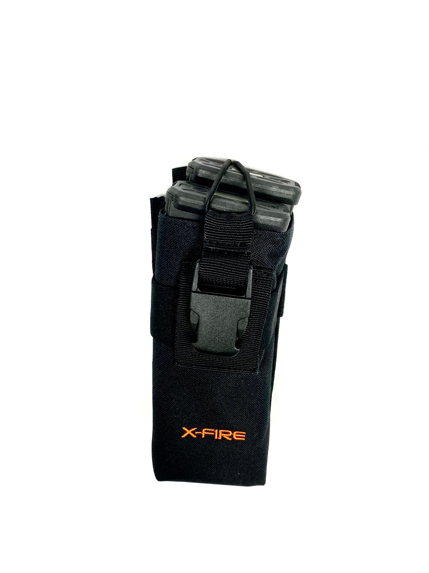 X-FIRE® Tall Washable Nylon MOLLE Pouch / Duty Belt Portable Radio Holder