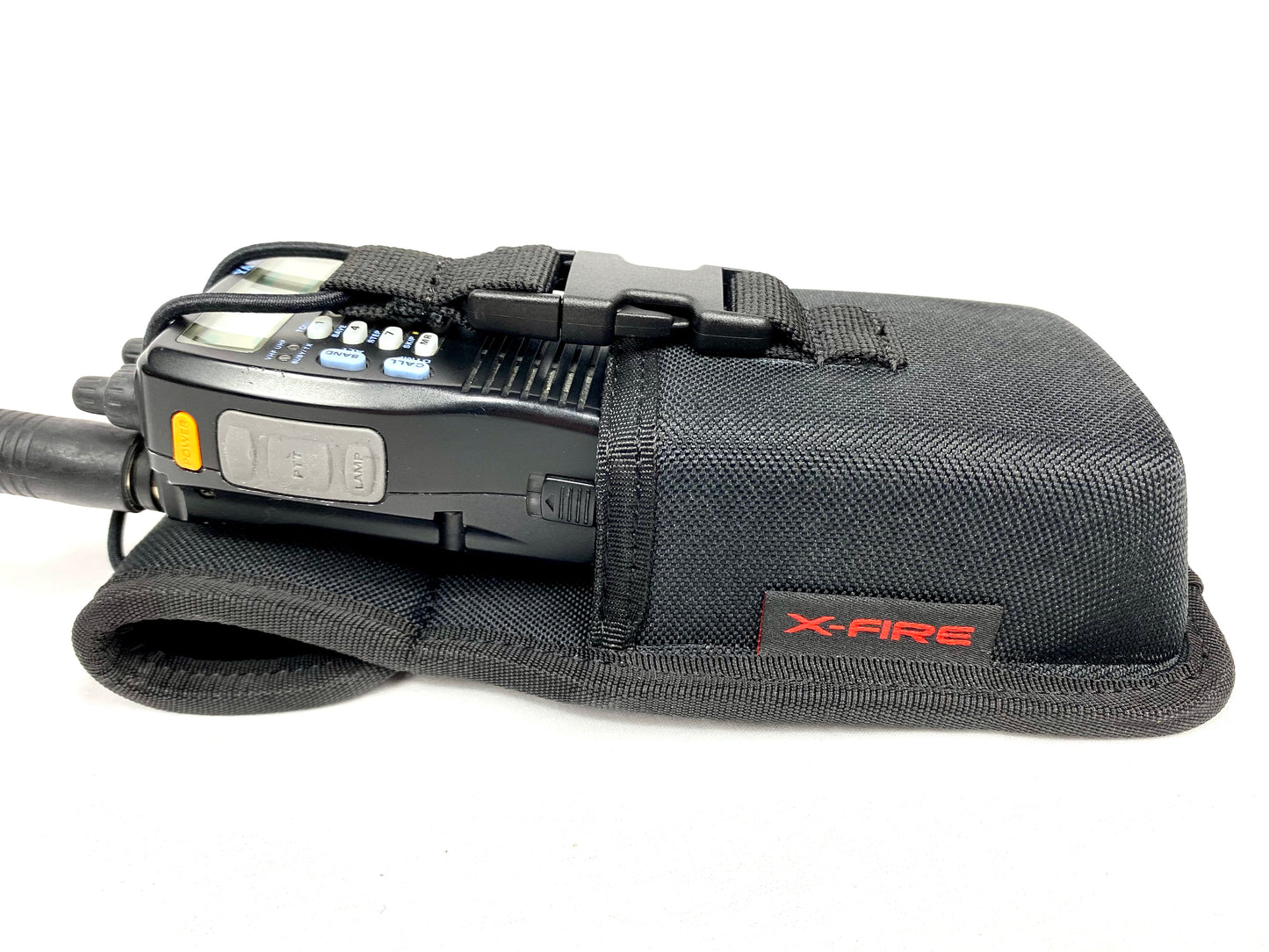 X-Fire Universal Washable Nylon Radio Case Two-Way Portable Radio Holder/Holster Pouch Case for Walkie Talkies. Fits Duty Belts to 2.25"