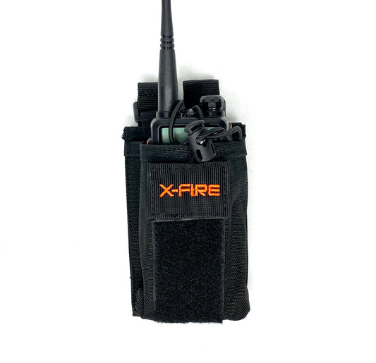 X-FIRE® Compact Washable Portable Radio MOLLE Pouch or Duty Belt Holder