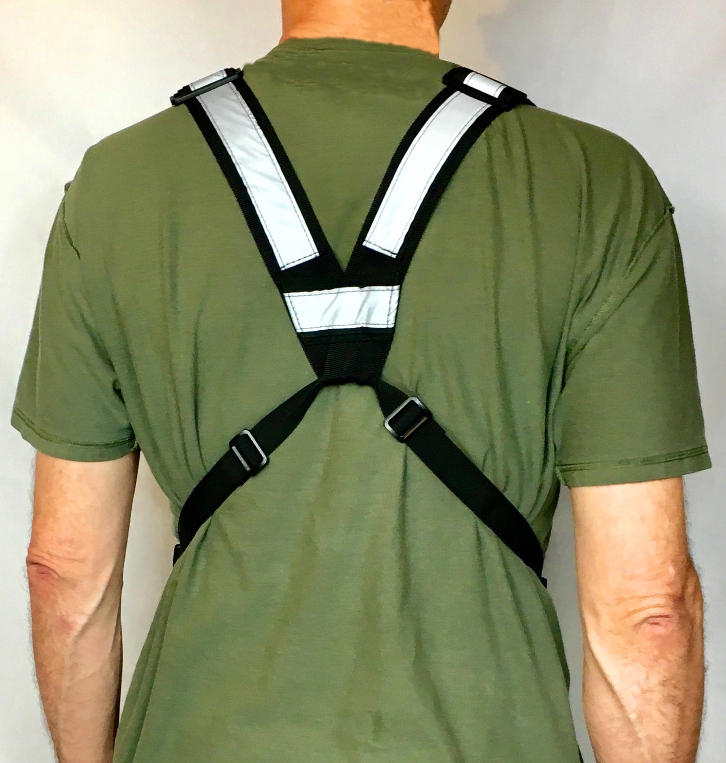 X-FIRE® Dual Portable Radio Chest Rig Harness for Two-Way Radios w/ 3m Reflective